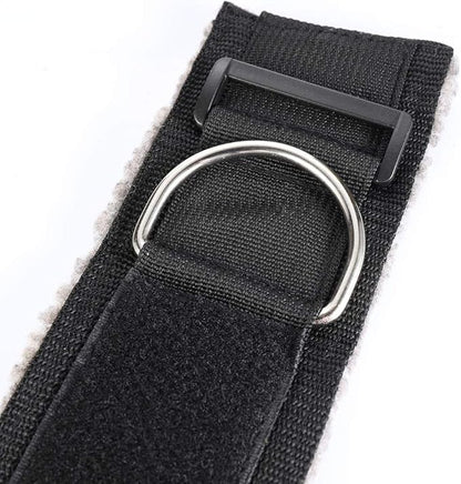 MOOCY Gym Ankle Straps for Cable Machines, Adjustable Ankle Cuffs for Cable Machine, Fleece Lined Ankle Strap for Kickbacks and Glute Workouts, Ankle Cable Straps for Booty Workout