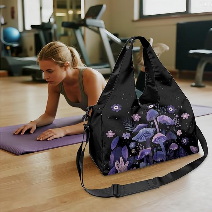 Yoga Mat Bag for Women Men Large Carryall Tote with Adjustable Shoulder Strap for Gym Yoga Travel Pilates Office