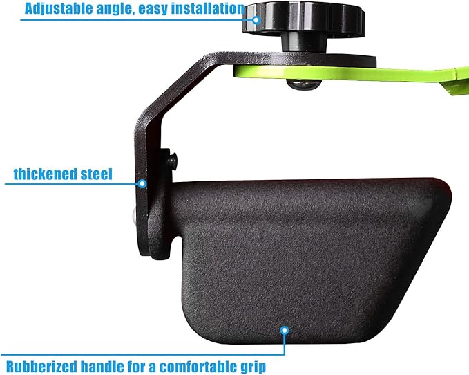 KORIKAHM Adjustable Lat Pull down Bar, Cable Machine Attachments for Gym, Home Gym Fitness T-bar Row Pulldown Attachments, Lat Pull Down Machine Wide Grip Neutral Grip Handle