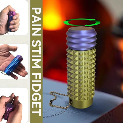 2pcs Pain Stim Fidget, Rotating Fidget Roller, 3D Printed Fidget Toys, Suitable for Hand Stimulation、Autism、ADHD、Irritability、Adult Fidgets for Anxiety and Stress