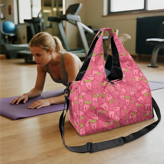 Yoga Mat Bag for Women Men Large Carryall Tote with Adjustable Shoulder Strap for Gym Yoga Travel Pilates Office