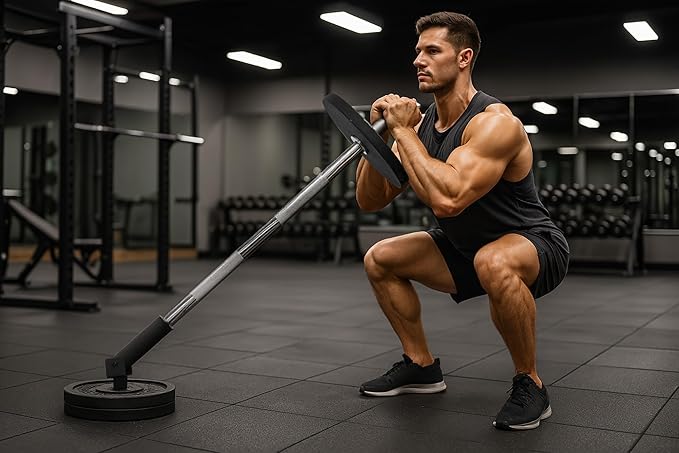2 inch - Landmine Base Gym Equipment - T Bar Row Landmine Attachment For Barbell - Home or Small Spaces - T Bar Row Platform for Deadlift Squat Tricep Exercises