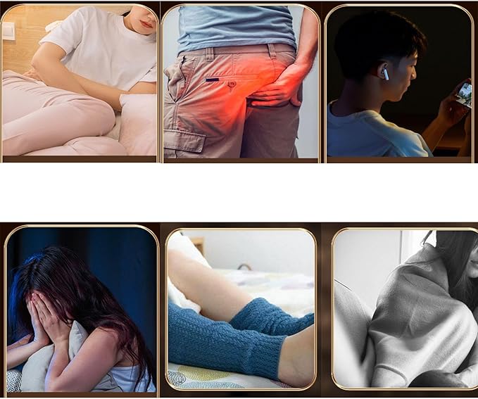 Smokeless Moxa Cone Burner Box - Moxibustion Sit Chair & Cushion Set for Home Therapy, Meditation, Yoga, Relax