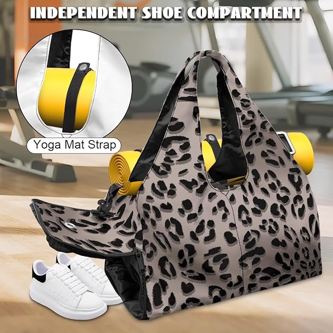 Yoga Mat Bag for Women Men Large Carryall Tote with Adjustable Shoulder Strap for Gym Yoga Travel Pilates Office
