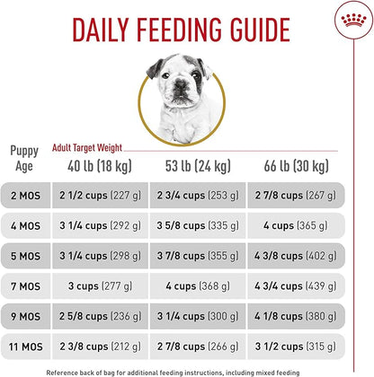 Royal Canin Bulldog Puppy Dry Dog Food, 30 lb bag
