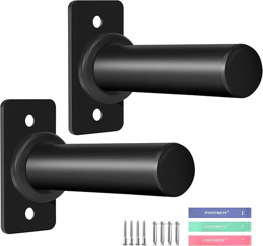 Weight Plate Holder, Wall Mounted Weight Storage Rack for Olympic Weight Plate,Home Gym Organizer（Upgrade Length and Thick Steel）