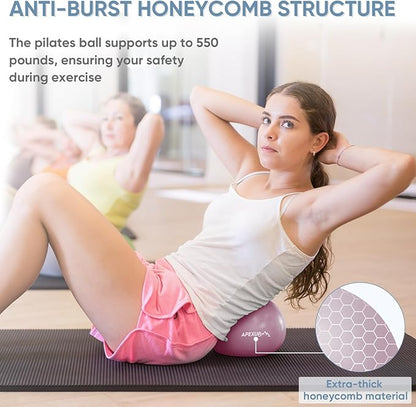 APEXUP Yoga Ball Exercise Ball Anti Slip Heavy Duty for Fitness, Balance & Core Workout