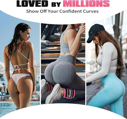 Ankle Resistance Bands with Cuffs, Leg and Glutes Workout Equipment, Resistance Bands with Ankle Straps for Cable Machine Kickbacks, Booty Workouts, Lower Body Exercises - Home Gym Exercise Equipment