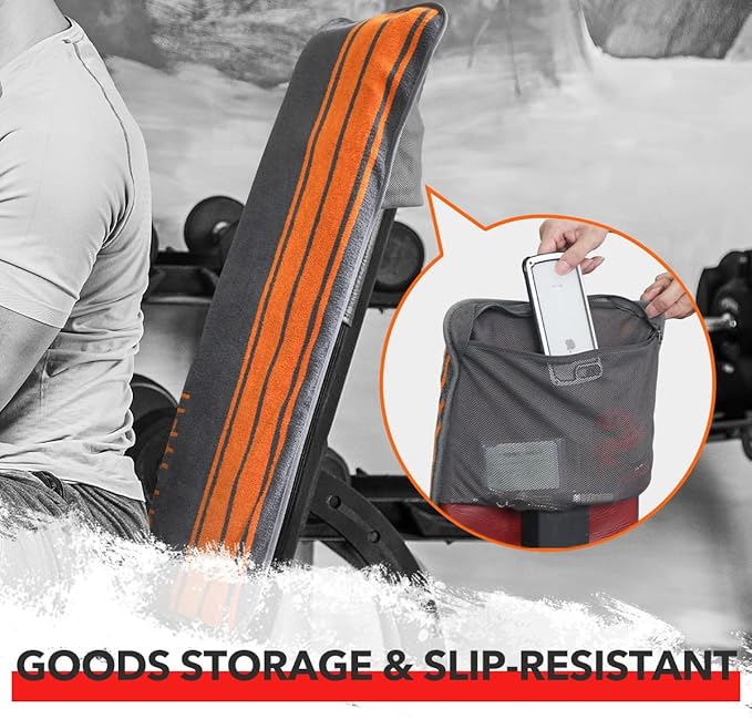 Smart Fitness Towel with Zippered Pocket - Gym Towel for Men & Women - Multifunctional Exercise Towel - Quick Dry Sweat Towel for Workout, Yoga, Tennis, Sports & More (Gray, Pack of 1)