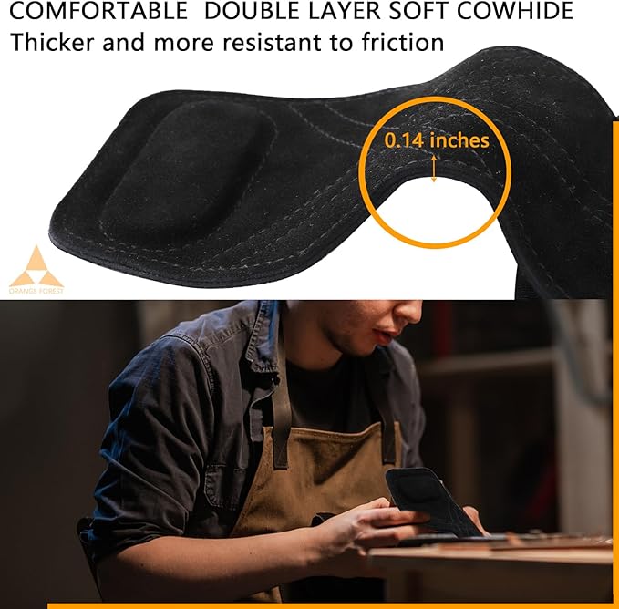 Weight Lifting Wrist Strap with Double Layer Leather, Neoprene Padded Gym Lifting Grips for Deadlift Powerlifting and Pull Up for Men Women (Pair)