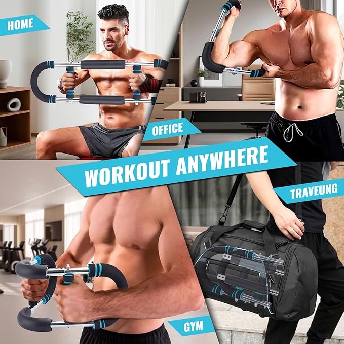 Twister Arm Trainer,Adjustable Chest Arm Workout Equipment,Chest Exerciser for Men,Arm Trainer for Men,Chest Clip Muscle Trainer,Portable Arm Exercise Equipment,Upper Body Workout Equipment