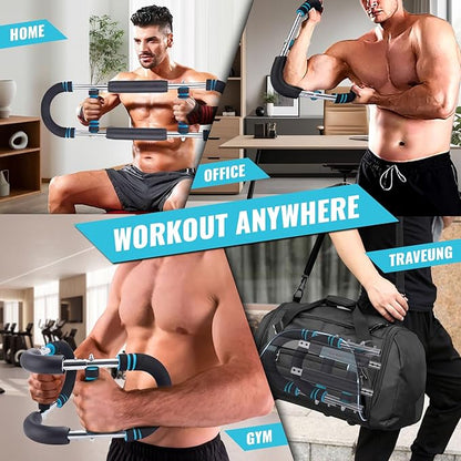Twister Arm Trainer,Adjustable Chest Arm Workout Equipment,Chest Exerciser for Men,Arm Trainer for Men,Chest Clip Muscle Trainer,Portable Arm Exercise Equipment,Upper Body Workout Equipment