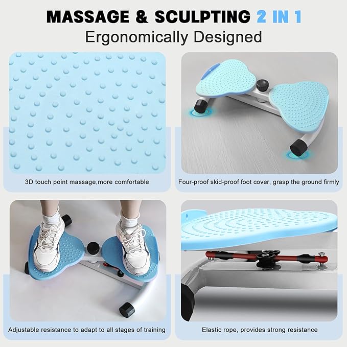 Waist Twisting Machine, Noiseless Ab Twist Board, 260 lbs Capacity, Twist Exercise Machine Home Gym Fitness Tool for Women Slim Waist and Core Ab Exercise