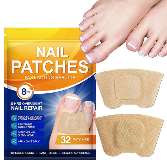 Toenail Treatment Extra Strength, 32 Patch Nail Patches for Nail Treatment Overnight, Nail Repair for Damaged Nails, Nails Care Supplies, Restore Discoloration (32 Patch)