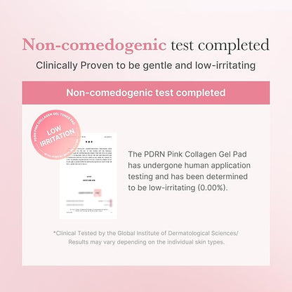 medicube Salmon DNA PDRN Pink Collagen Jelly Pad | Korean Gel Toner Pads with Niacinamide, Madecassoside, Retinol | Soothing, Radiance & Uneven Skin Tone | Korean Skin Care | 70Pads