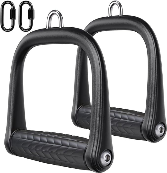 BeneLabel D Handle Cable Attachment, Cable Attachments for Gym, Non-Slip and Comfortable Grip, Solid Aluminum Alloy Handle, Suitable for Home and Gym