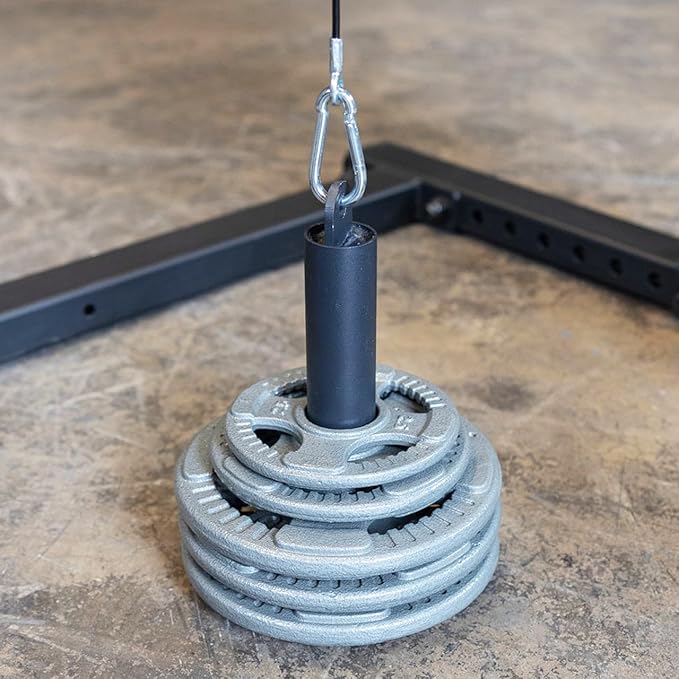 Body-Solid High Pulley Attachment - Ideal for Home Gym, Strength Training, Weight Machines Workout Equipment for Curls, Presses, Pulls and Other Cable Exercises to Work The Arms, Back and Shoulders
