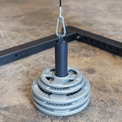 Body-Solid High Pulley Attachment - Ideal for Home Gym, Strength Training, Weight Machines Workout Equipment for Curls, Presses, Pulls and Other Cable Exercises to Work The Arms, Back and Shoulders