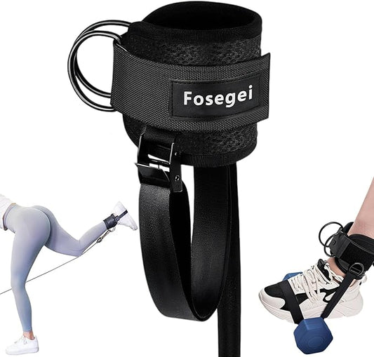 Ankle Straps for Dumbbell and Cable Machine, Monkey Foot Dumbbell Attachment Straps for Gym Trainer and Ankle Straps for Weight Lifting, Leg Extensions for Women and Men