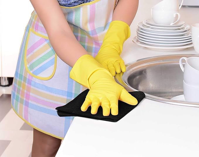 Utopia Towels 24 Pack Cotton Washcloths Set, 100% Ring Spun Cotton, Premium Quality Flannel Face Cloths, Highly Absorbent and Soft Feel Fingertip Towels, Black, White