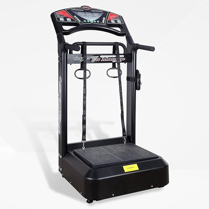 Vibration Platform Workout Machine, Heavy Duty Recovery Whole Body Circulation Vibration Plate 400bl Support for Home Trainer Gym Equipment
