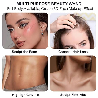 3Pcs Contour Stick Makeup Set, Shades with Highlighter Blush Bronzer Stick Kit for Sculpt the Cheeks and All Skin Type, Longwear Smooth Non-greasy Formula for All Skin Types, Mature