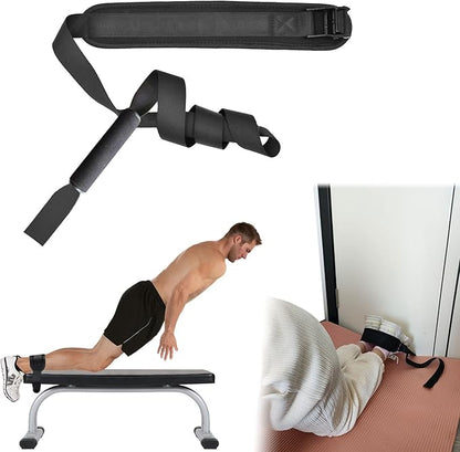 Nordic Strap for Bench – Nordic Curl Strap Hamstring for Strength Training, Leg Exercise | Hamstring Machine Alternative