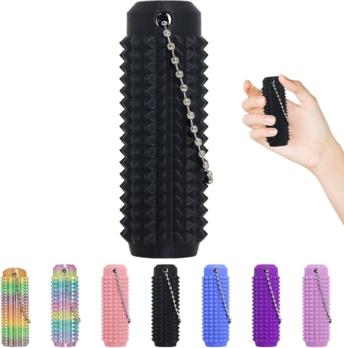 3pcs Little Ouchies Fidget Toys,Pain Stim Fidget Toy Reduce Stress for Adults,Anxiety Relief Pain Stim,Spiky Fidget Keychain for Anxiety and Stress Reduction,Novelty Gifts for Friends