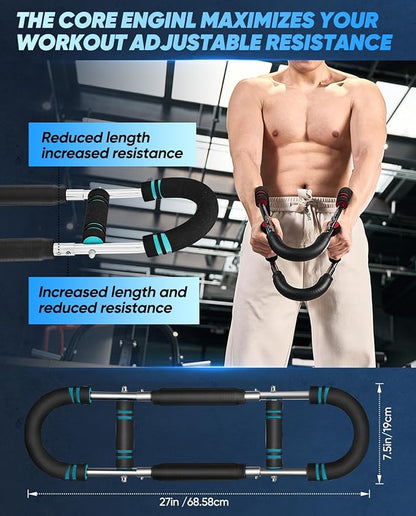 Twister Arm Trainer,PowerTwist Arm Trainer,Home Workout Equipment,Upper Body Strength Training Machine,Detachable Design,Fitness Anywhere