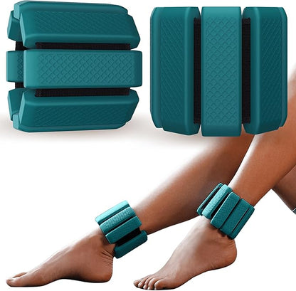 Polyfit Wrist & Ankle Weights - 1 Pair - Wearable Ankle Weights for Women and Men - Wearable Bracelet for Exercise, Yoga, Walking, Running, Dance, Barre, Pilates, Cardio, Aerobics