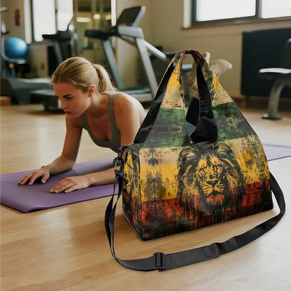 Yoga Mat Bag for Women Men Large Carryall Tote with Adjustable Shoulder Strap for Gym Yoga Travel Pilates Office