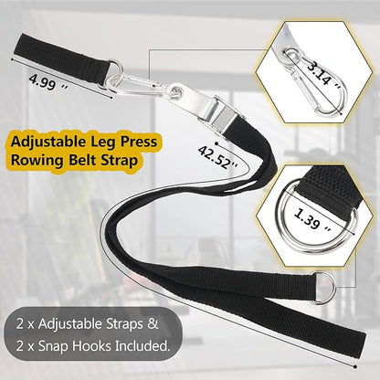 Squat Bar Extension for Bowflex Xtreme 2 Se Gyms, Squat Straps Compatible with Bowflex Bar Attachment Straps Repacement
