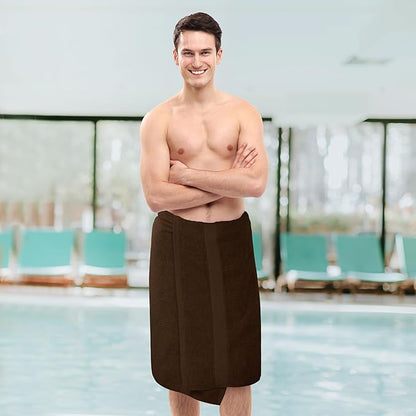 Utopia Towels 6 Pack Medium Bath Towel Set, 24 by 48 Inches, 500 GSM 100% Ring Spun Cotton, Lightweight and Highly Absorbent Quick Drying Premium Towels for Hotel, Spa and Bathroom, Dark Brown