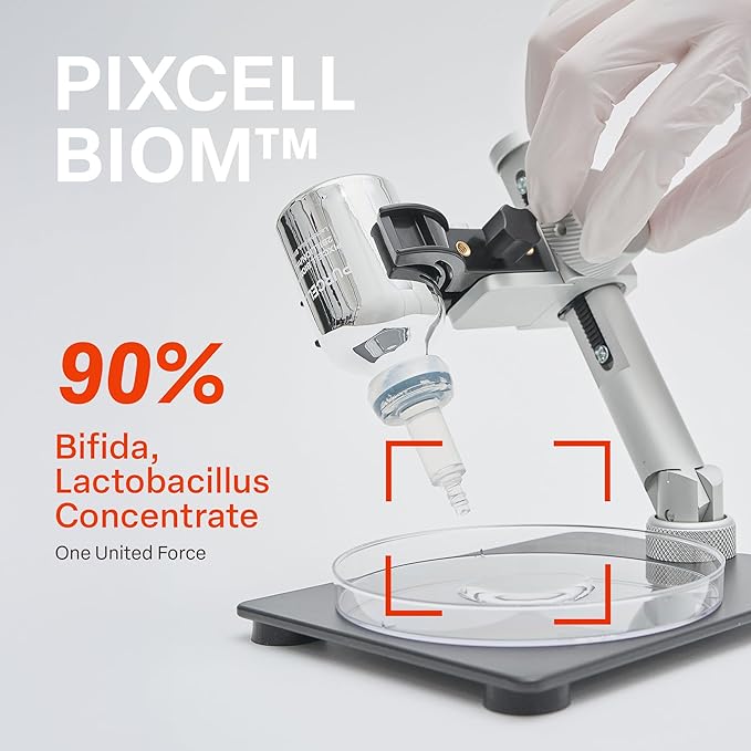 Pixcell Biom 2B/mL - Restores Skin Barrier with Bifida, Lactobacillus Ferment Lysate, Korean Probiotic Drops for acne prone skin and sensitive skin (30ml, 1.01 Fl Oz.)