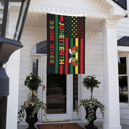 Juneteenth Flag for outside 3x5 Ft juneteenth decorations outdoor african american flag Farmhouse Yard Indoor/Outdoor Banner Decor Gifts