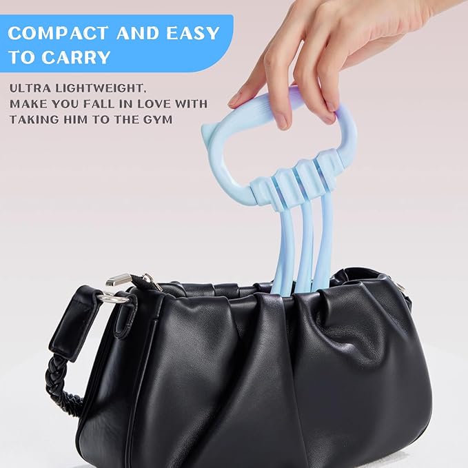 Resistance Bands with Handles, Single Resistance Bands, Exercise Bands with Comfortable Handles, Resistance Training, Physical Therapy, Home Workouts, Fitness, Pilates