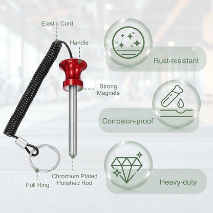 Weight Stack Pin, Weight Gym Pin Strength Training Equipment Replacement with Pull Rope for Home Gym Club