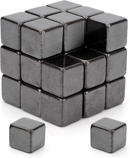Fidget Balls Magnet Toy for Adults, Square Black Magnetic Stones, Magnet Hand Roller, Magnetic Rocks for Office, Cool Magnetic Gadget Sciencce Kit, Age 15+ (28PCS)
