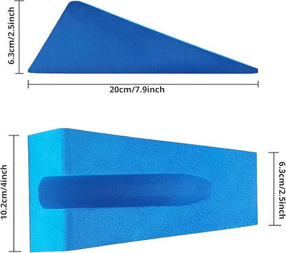 Mobilization Wedge, Non-Slip Silicone Triangle Pillow for Spine and Extremity Mobilization, Sturdy Support for Spinal Pain Relief, Rehabilitation Tool, 7.9 x 4.1 x 2 Inch