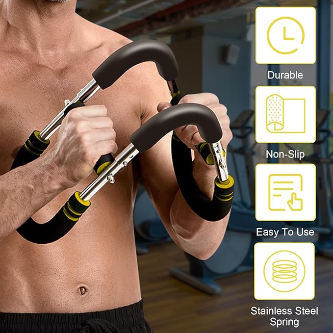 2025 Pro Saker Twister Arm Trainer Adjustable Chest Workout Equipment Arm Trainer for Men and Women Shaker Twister Arm Trainer Chest Clip Muscle Arm Workout Equipment at Home