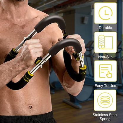 2025 Pro Saker Twister Arm Trainer Adjustable Chest Workout Equipment Arm Trainer for Men and Women Shaker Twister Arm Trainer Chest Clip Muscle Arm Workout Equipment at Home