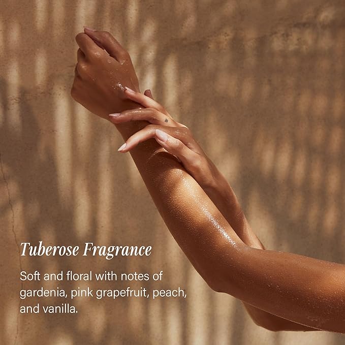 + Lux Unfiltered N°16 Opulent Shower Oil - Body Wash in Tuberose - Full Body Cleansing Oil with Jojoba, Avacado, and Grapeseed - Vegan & Cruelty Free