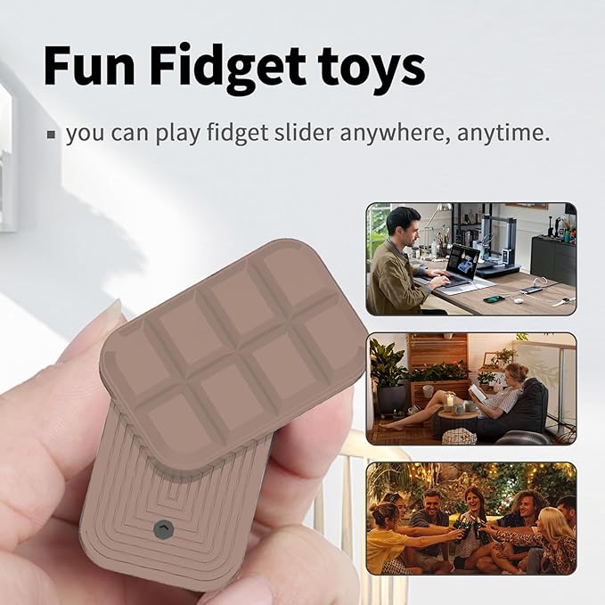 Fidget Toys Adults Metal Fidget Slider Magnetic EDC Haptic Fidget Toys for Adults