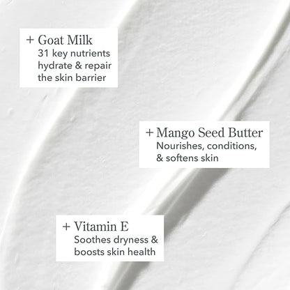 Beekman 1802 Pistachio & Dark Cherry Whipped Body Cream - 8 fl oz - Scented - Moisturizes, Soothes & Softens - With Coconut Oil and Mango Seed Butter - No Irritation - Good for Sensitive Skin