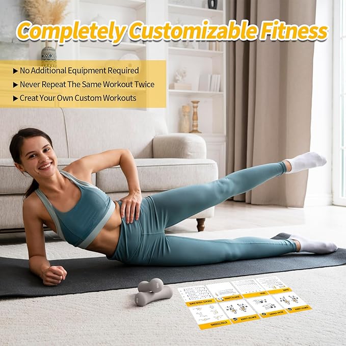 Bodyweight Workout Cards, 62 Exercises Cards Deck Large Size 5" x 3.5" Fitness Cards for Women & Men, Beginner Fitness Guide to Training Exercises at Home or Gym (Bodyweight,Vol 2)