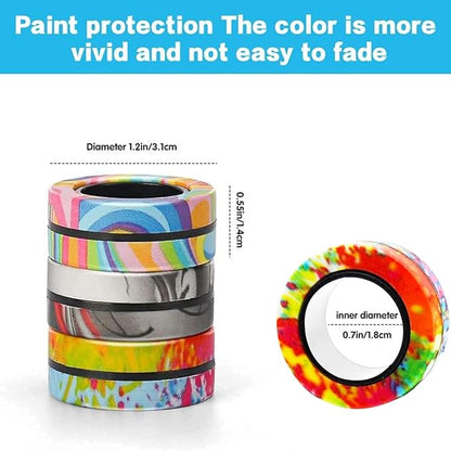 12Pcs Magnetic Rings Fidget Toys Spinner Set Easter Basket Stuffers,Finger Magnet Rings Endless Hours of Fun ADHD Stress Relief Fidget Spinner for Relieve Anxiety Birthday for Adults Teens Kids
