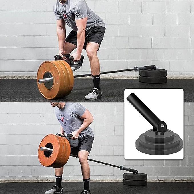T Bar Row Platform Landmine Attachments for Squate Rack or Wall Mount Fits 2-inch Barbell, Landmine Base Gym Equipment, Power Cage Landmine for Almost of Power Rack