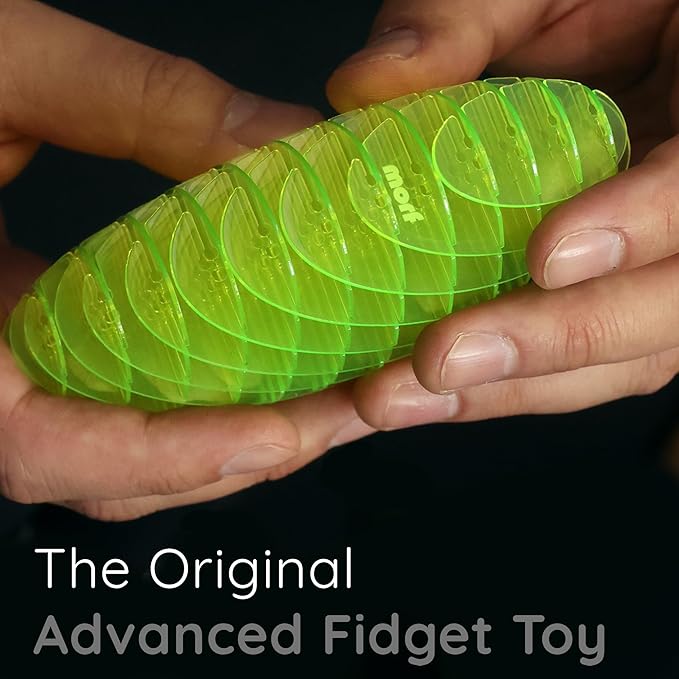 Morf Fidget Worm Toy - Flexible 3D Sensory Toy for Kids, Teens, and Adults – Stretchy, Quiet, Stress and Anxiety Relief, Focus - for Tactile Play, School, Work Gifts, Great for Classroom and Office