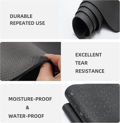 Exercise Equipment Mat,Treadmill Mat,Bike Mat Compatible with Peloton Bike Elliptical Treadmill Mat,Under Exercise Bike Trainer Mat Pad for Stationary Indoor Spin Bike (60"x23.6")