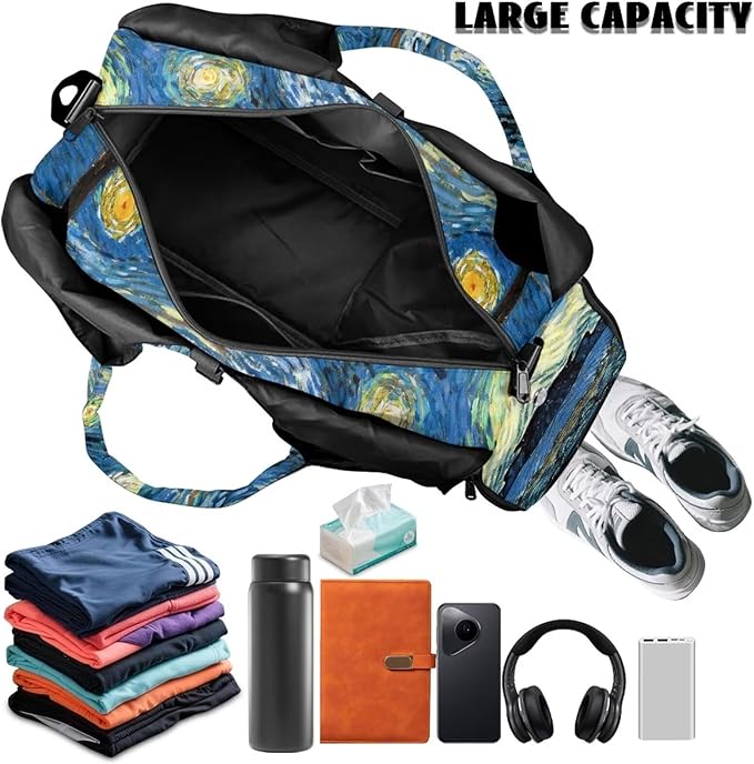 Yoga Mat Bag for Women Men Large Carryall Tote with Adjustable Shoulder Strap for Gym Yoga Travel Pilates Office